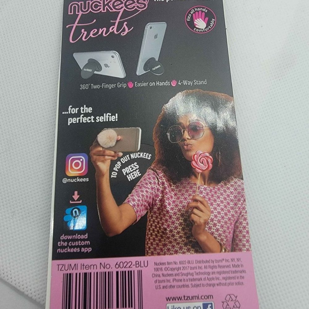 Brand New Nuckees trends Phone Grip & stand   holographic mermaid Design - Picture 2 of 4